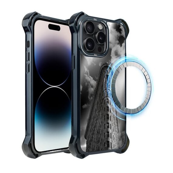 Etui do iPhone 14 Pro Max, Ibizu DropGuard Ultra z MagSafe, Noir City, Flatiron (7)