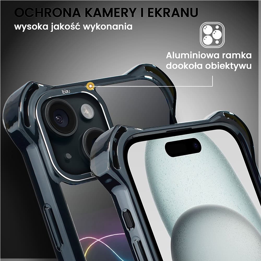 Etui do iPhone 15, Ibizu DropGuard Ultra z MagSafe, ElectroMove, Duch koszykówki (6)
