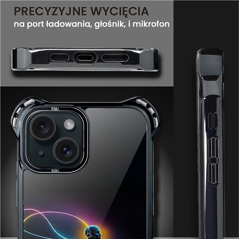 Etui do iPhone 15, Ibizu DropGuard Ultra z MagSafe, ElectroMove, Duch koszykówki (7)