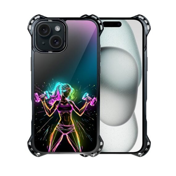 Etui do iPhone 15, Ibizu DropGuard Ultra z MagSafe, ElectroMove, Wibracja fitness (1)