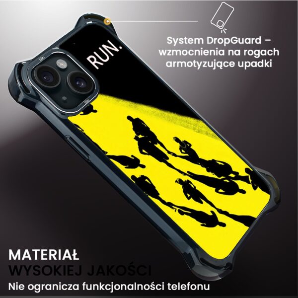 Etui do iPhone 15, Ibizu DropGuard Ultra z MagSafe, Move, Bieg Mistrzów (1)