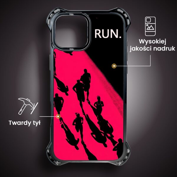 Etui do iPhone 15, Ibizu DropGuard Ultra z MagSafe, Move, Nocny maraton (2)