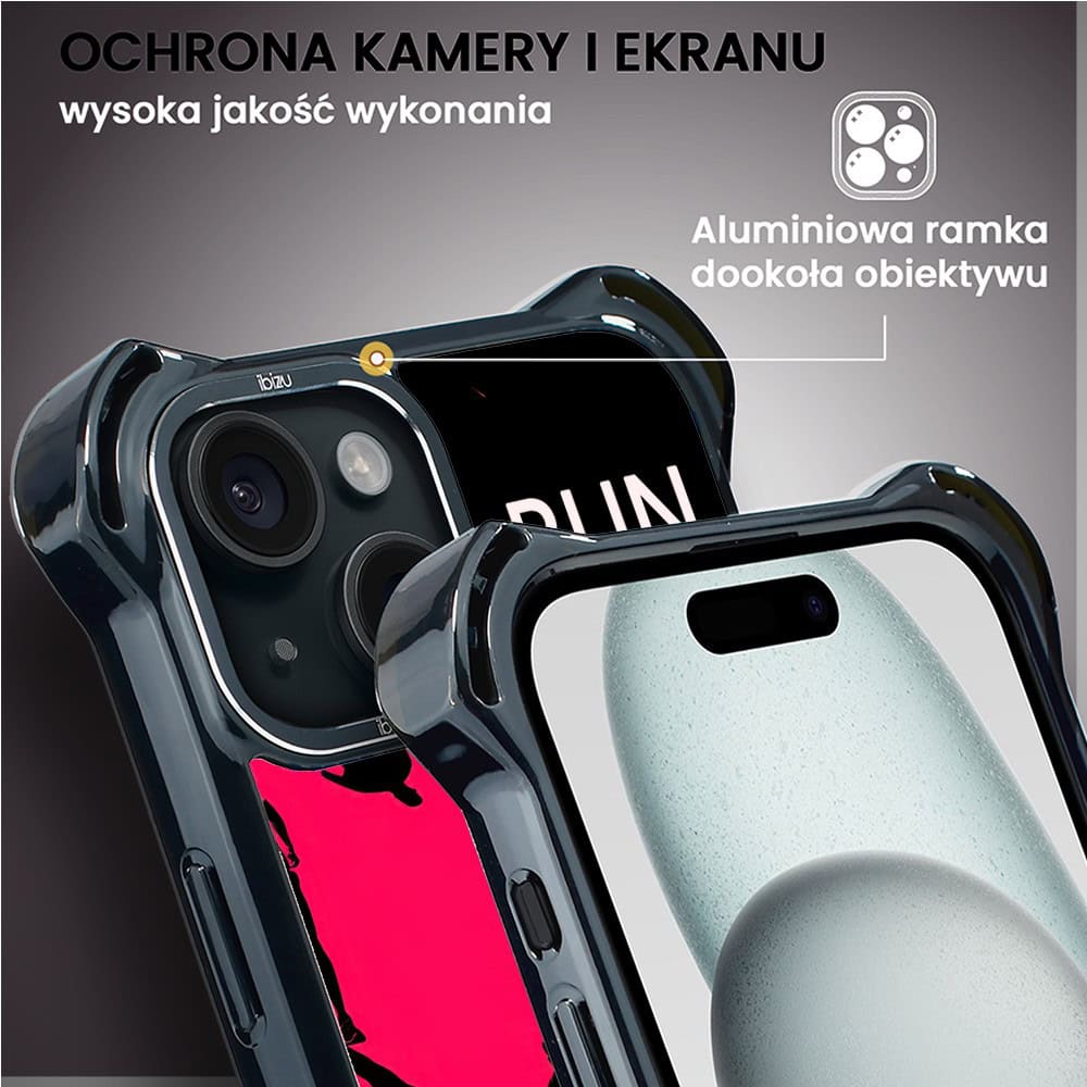 Etui do iPhone 15, Ibizu DropGuard Ultra z MagSafe, Move, Nocny maraton (6)