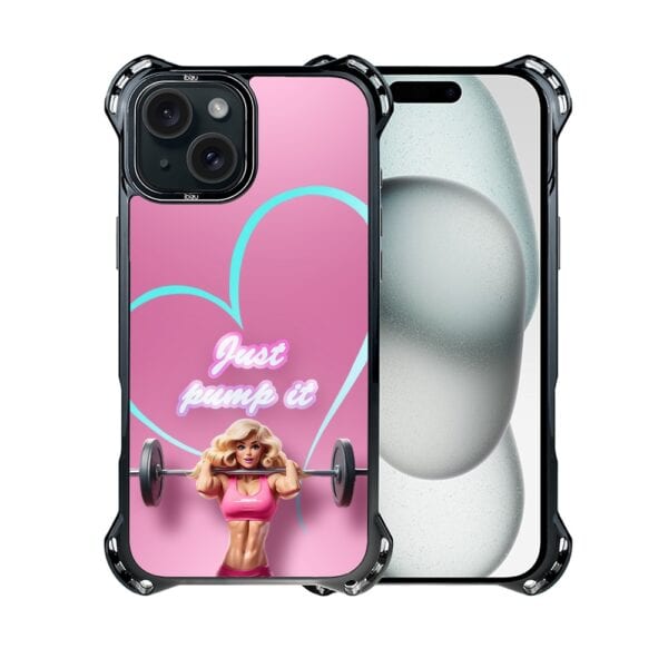 Etui do iPhone 15, Ibizu DropGuard Ultra z MagSafe, Move, Pump it love (1)