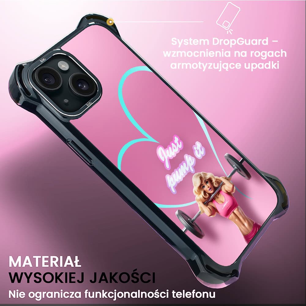 Etui do iPhone 15, Ibizu DropGuard Ultra z MagSafe, Move, Pump it love (5)