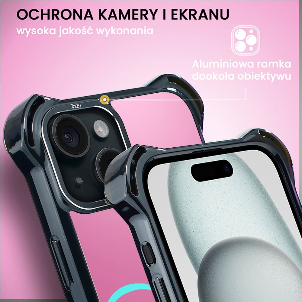 Etui do iPhone 15, Ibizu DropGuard Ultra z MagSafe, Move, Pump it love (6)