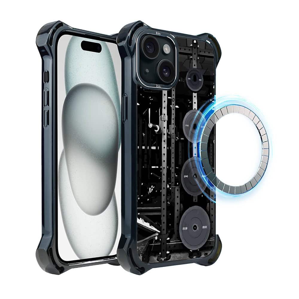Etui do iPhone 15, Ibizu DropGuard Ultra z MagSafe, Move, Stacja Żelazo (3)