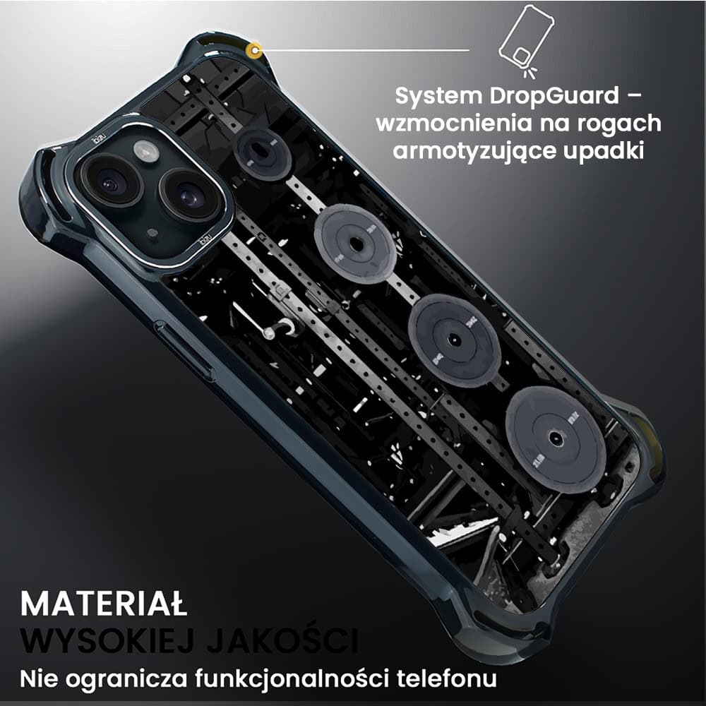Etui do iPhone 15, Ibizu DropGuard Ultra z MagSafe, Move, Stacja Żelazo (5)