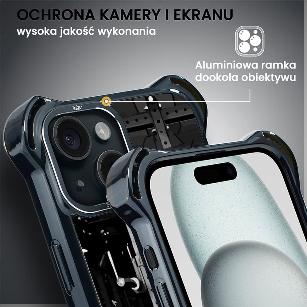 Etui do iPhone 15, Ibizu DropGuard Ultra z MagSafe, Move, Stacja Żelazo (6)