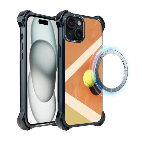 Etui do iPhone 15, Ibizu DropGuard Ultra z MagSafe, Move, Tenis (3)