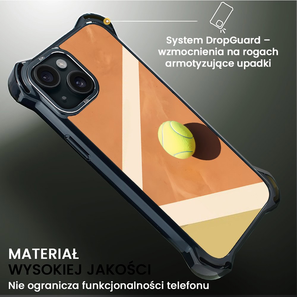 Etui do iPhone 15, Ibizu DropGuard Ultra z MagSafe, Move, Tenis (5)