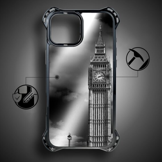 Etui do iPhone 15, Ibizu DropGuard Ultra z MagSafe, Noir City, Big Ben (2)