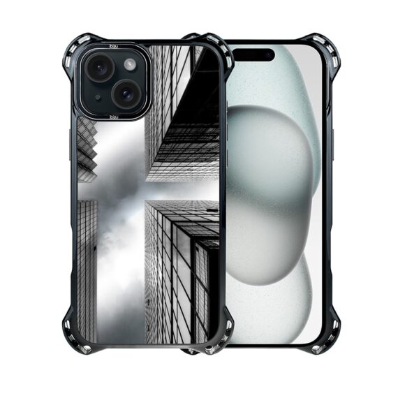 Etui do iPhone 15, Ibizu DropGuard Ultra z MagSafe, Noir City, Drapacze Chmur (6)