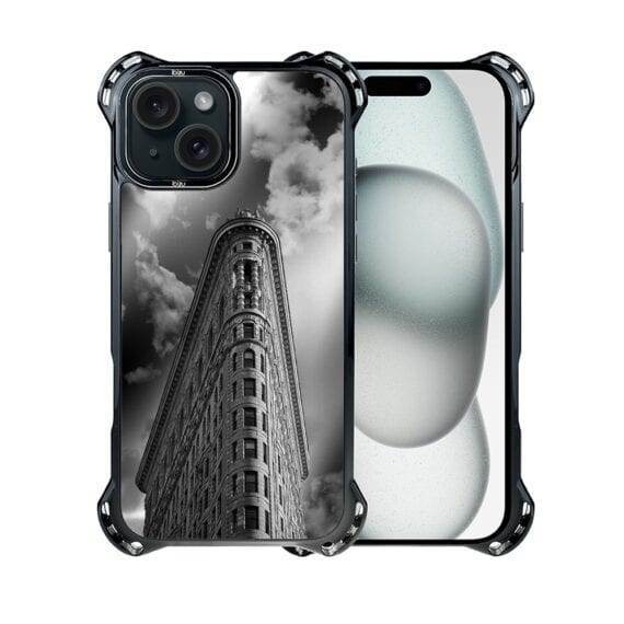 Etui do iPhone 15, Ibizu DropGuard Ultra z MagSafe, Noir City, Flatiron (1)