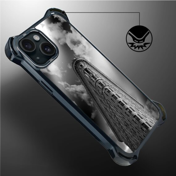 Etui do iPhone 15, Ibizu DropGuard Ultra z MagSafe, Noir City, Flatiron (5)