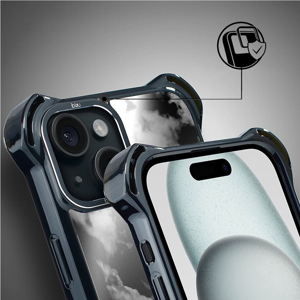 Etui do iPhone 15, Ibizu DropGuard Ultra z MagSafe, Noir City, Flatiron (6)