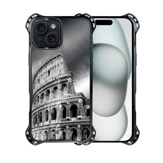 Etui do iPhone 15, Ibizu DropGuard Ultra z MagSafe, Noir City, Koloseum (1)