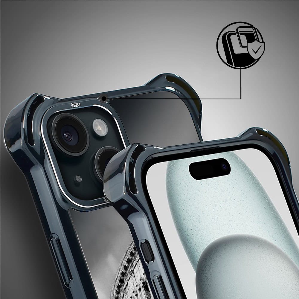 Etui do iPhone 15, Ibizu DropGuard Ultra z MagSafe, Noir City, Koloseum (6)