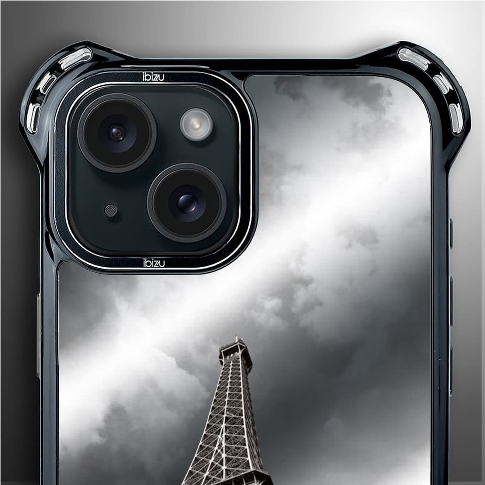 Etui do iPhone 15, Ibizu DropGuard Ultra z MagSafe, Noir City, Wieża Eiffla (8)