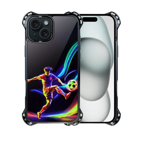 Etui do iPhone 15 Plus, Ibizu DropGuard Ultra z MagSafe, #ElectroMove, W rytmie piłki nożnej (1)