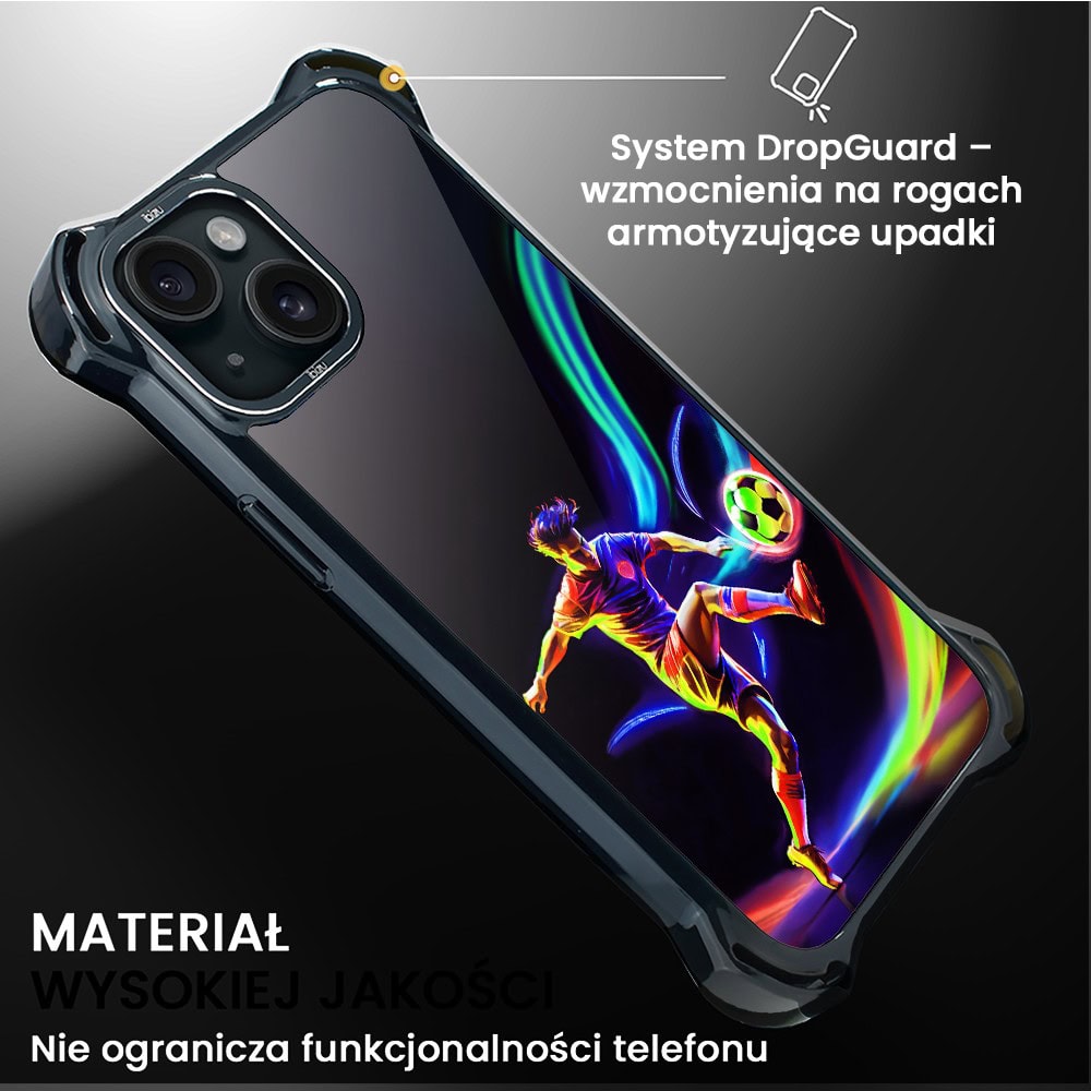 Etui do iPhone 15 Plus, Ibizu DropGuard Ultra z MagSafe, #ElectroMove, W rytmie piłki nożnej (5)