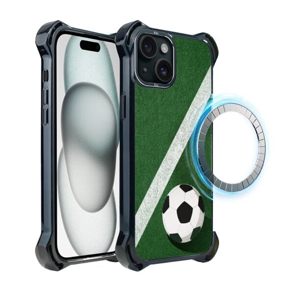Etui do iPhone 15 Plus, Ibizu DropGuard Ultra z MagSafe, Move, Przy boisku (6)