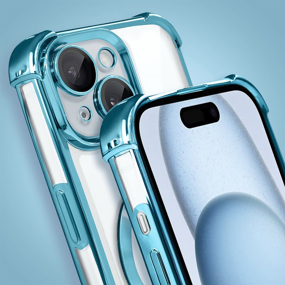 Etui do iPhone 15 Plus Magsafe Luxury Anti-Shock Lens Protect, morskie (3)