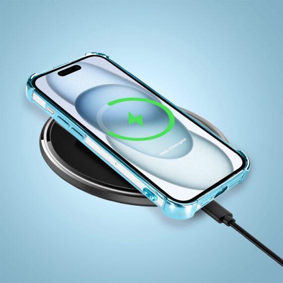 Etui do iPhone 15 Plus Magsafe Luxury Anti-Shock Lens Protect, morskie (5)
