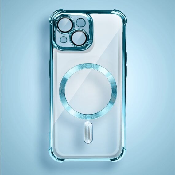 Etui do iPhone 15 Plus Magsafe Luxury Anti-Shock Lens Protect, morskie (7)
