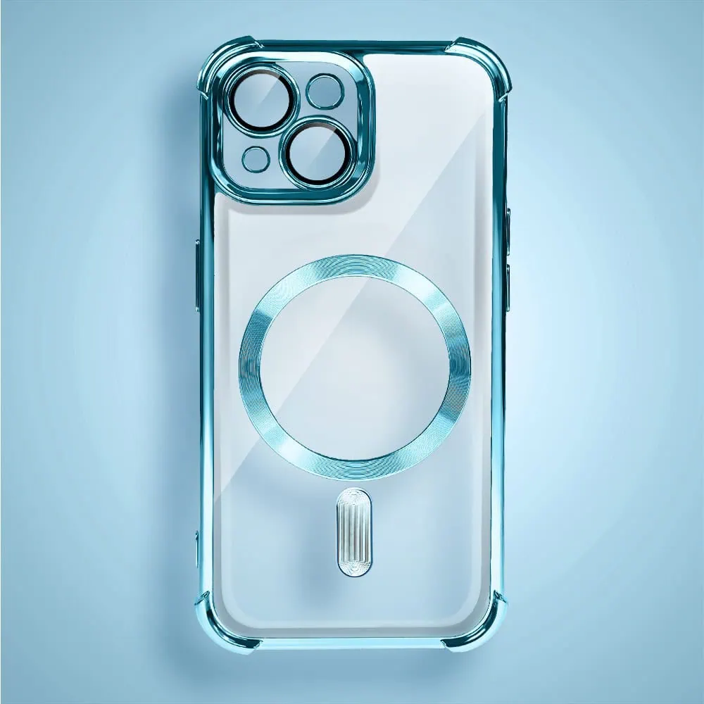 Etui do iPhone 15 Plus Magsafe Luxury Anti-Shock Lens Protect, morskie (7)