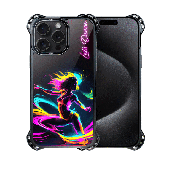 Etui do iPhone 15 Pro, Ibizu DropGuard Ultra z MagSafe, #ElectroMove, Taneczny rytm (8)
