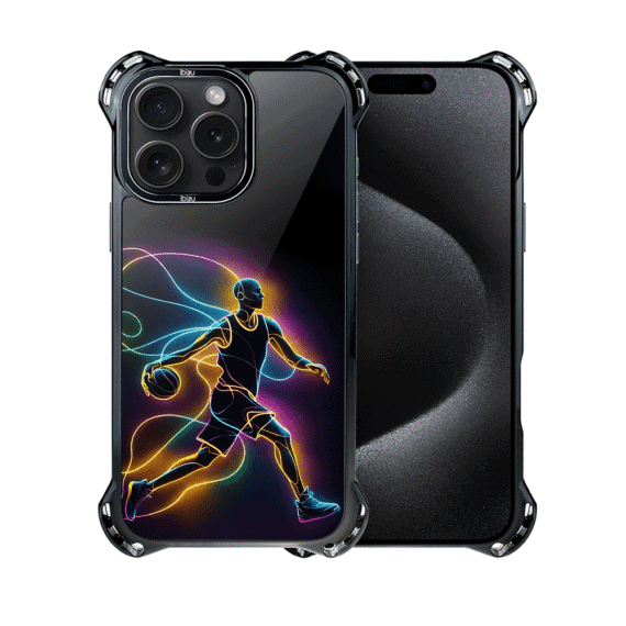 Etui do iPhone 15 Pro Max, Ibizu DropGuard Ultra z MagSafe, #ElectroMove, Duch koszykówki (8)
