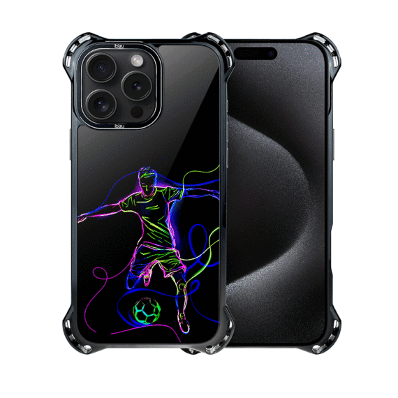 Etui do iPhone 15 Pro Max, Ibizu DropGuard Ultra z MagSafe, #ElectroMove, Moc football'u (8)