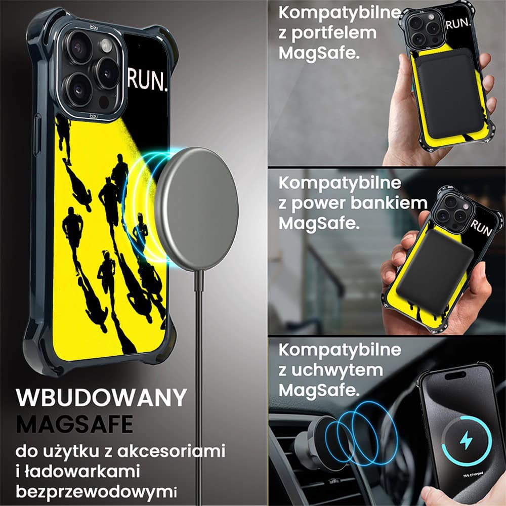Etui do iPhone 15 Pro Max, Ibizu DropGuard Ultra z MagSafe, #Move, Bieg Mistrzów (2)