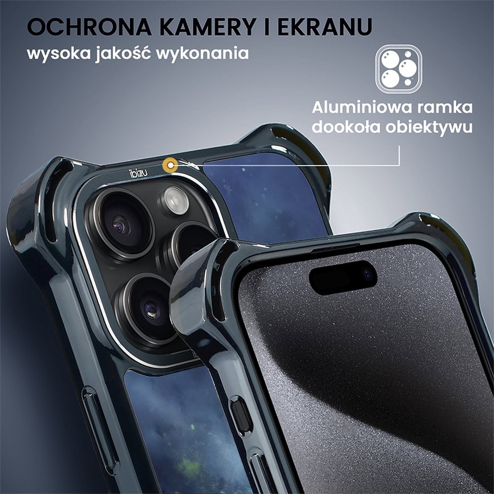 Etui do iPhone 15 Pro Max, Ibizu DropGuard Ultra z MagSafe, #Move, Piłka nożna (4)