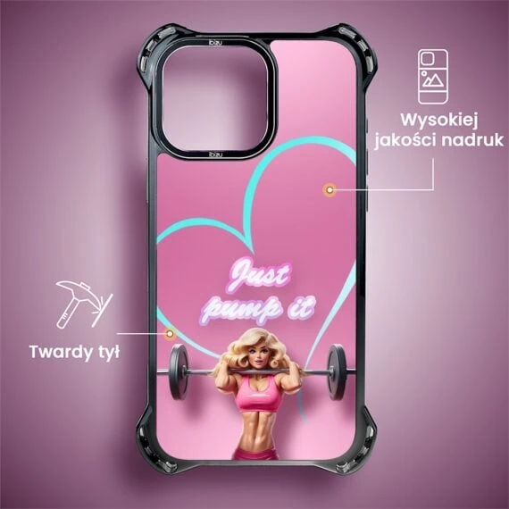 Etui do iPhone 15 Pro Max, Ibizu DropGuard Ultra z MagSafe, #Move, Pump it love (1)