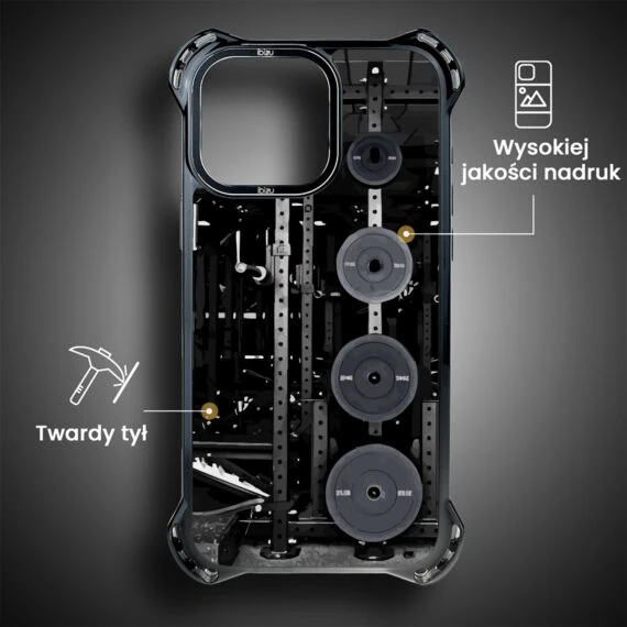 Etui do iPhone 15 Pro Max, Ibizu DropGuard Ultra z MagSafe, #Move, Stacja Żelazo (1)