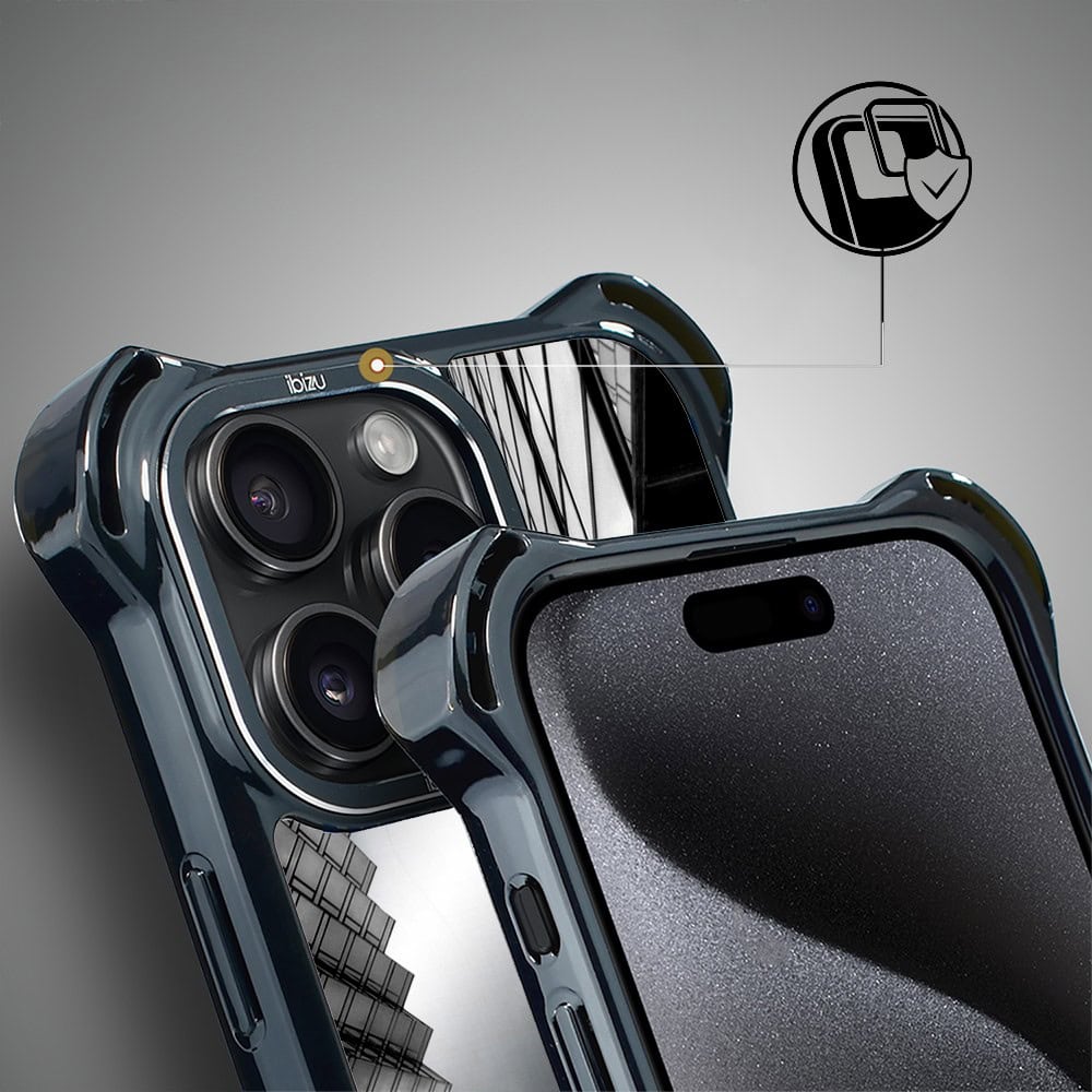 Etui do iPhone 15 Pro Max, Ibizu DropGuard Ultra z MagSafe, Noir City, Drapacze Chmur (8)