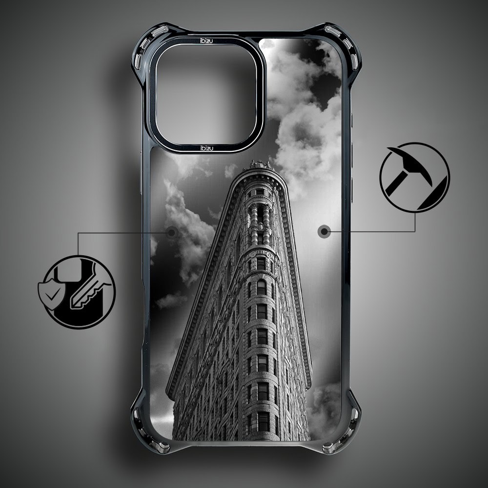 Etui do iPhone 15 Pro Max, Ibizu DropGuard Ultra z MagSafe, Noir City, Flatiron (1)