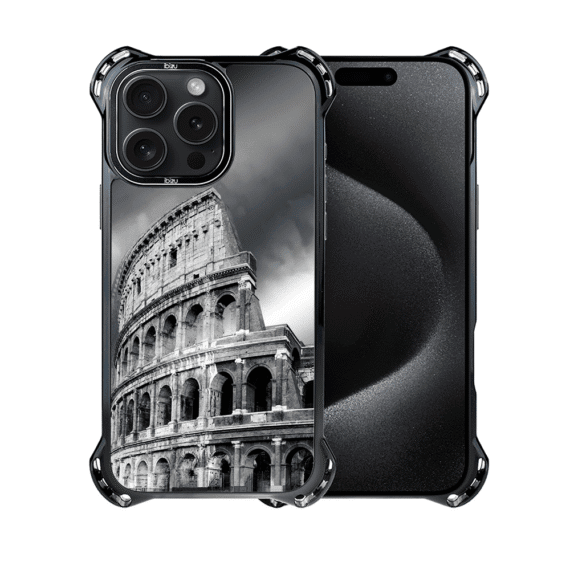 Etui do iPhone 15 Pro Max, Ibizu DropGuard Ultra z MagSafe, Noir City, Koloseum (1)