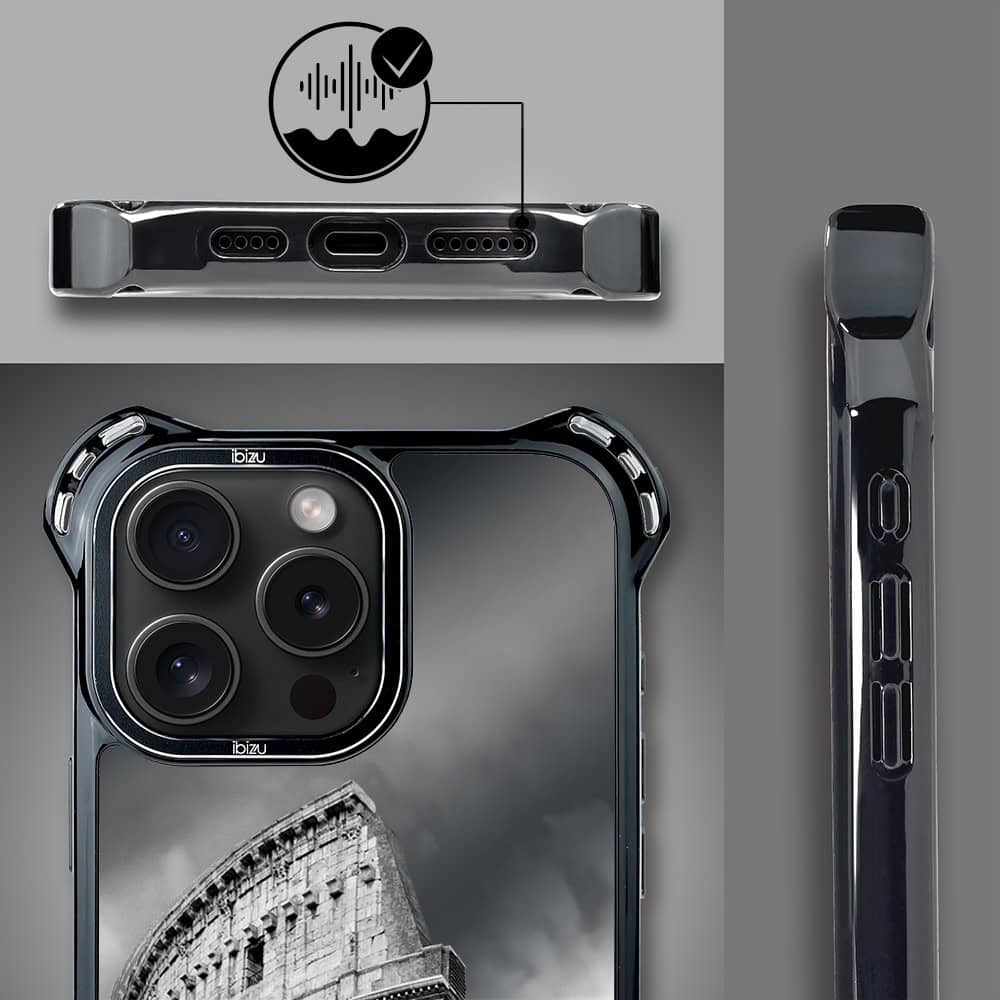 Etui do iPhone 15 Pro Max, Ibizu DropGuard Ultra z MagSafe, Noir City, Koloseum (6)