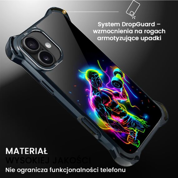 Etui do iPhone 16, Ibizu DropGuard Ultra z MagSafe, ElectroMove, Jest moc (8)