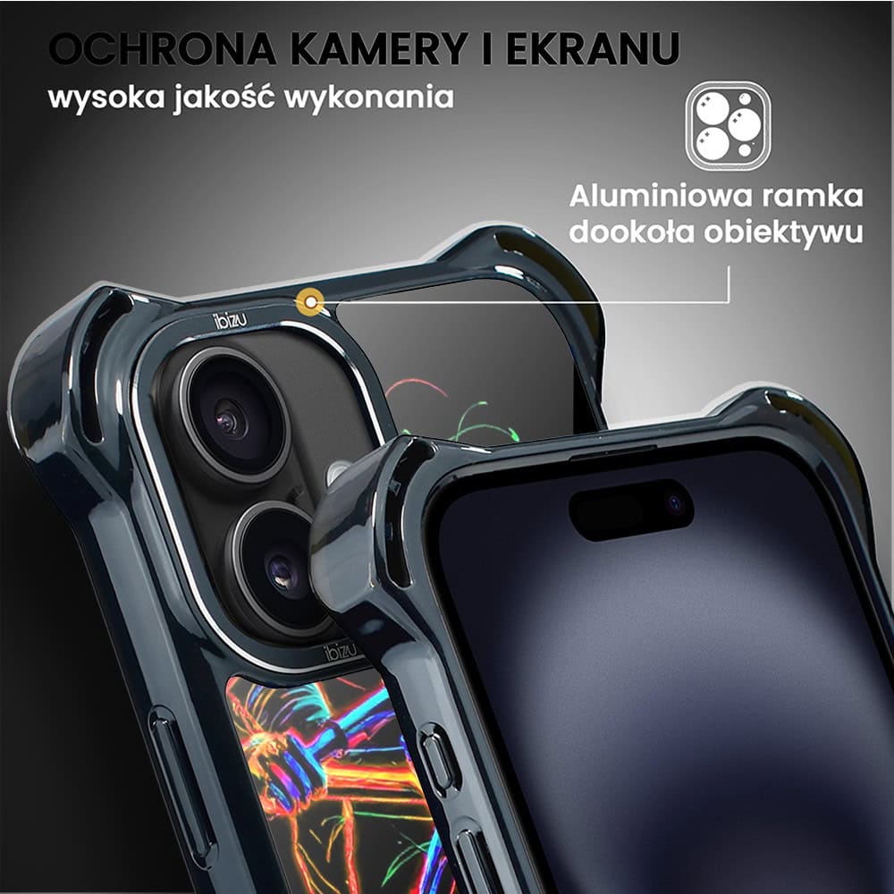 Etui do iPhone 16, Ibizu DropGuard Ultra z MagSafe, ElectroMove, Rowerowa wibracja (7)