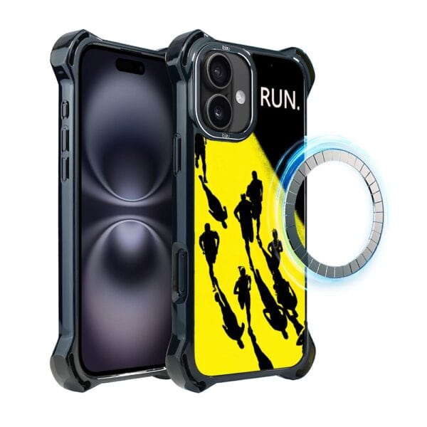Etui do iPhone 16, Ibizu DropGuard Ultra z MagSafe, Move, Bieg Mistrzów (7)