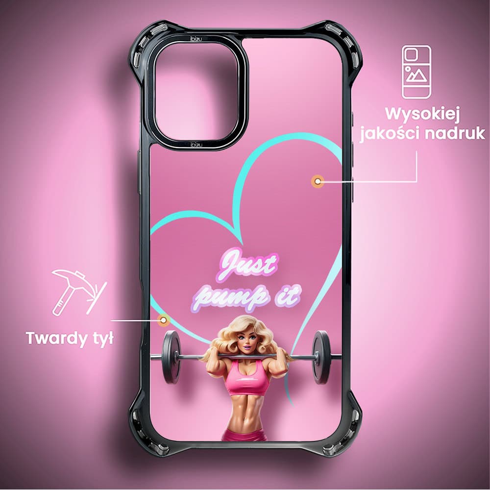 Etui do iPhone 16, Ibizu DropGuard Ultra z MagSafe, Move, Pump it love (2)