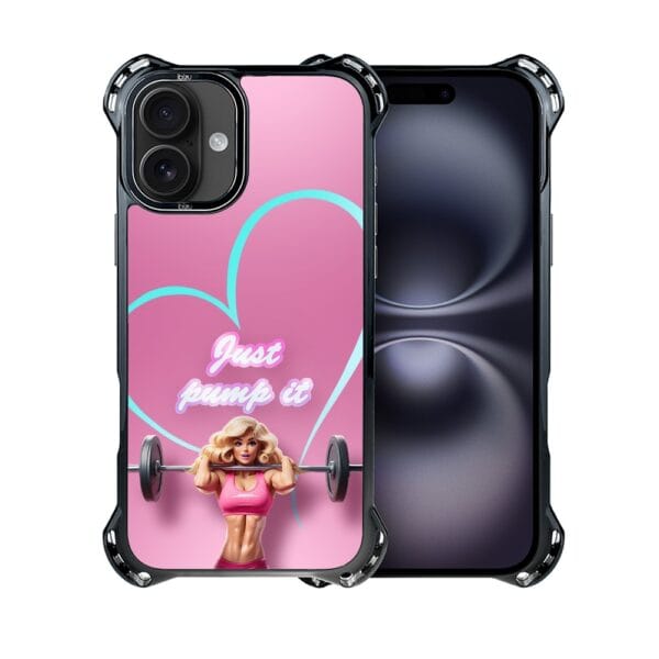 Etui do iPhone 16, Ibizu DropGuard Ultra z MagSafe, Move, Pump it love (4)