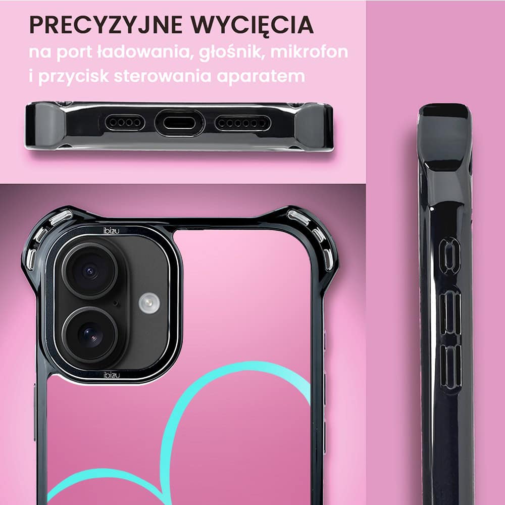 Etui do iPhone 16, Ibizu DropGuard Ultra z MagSafe, Move, Pump it love (6)