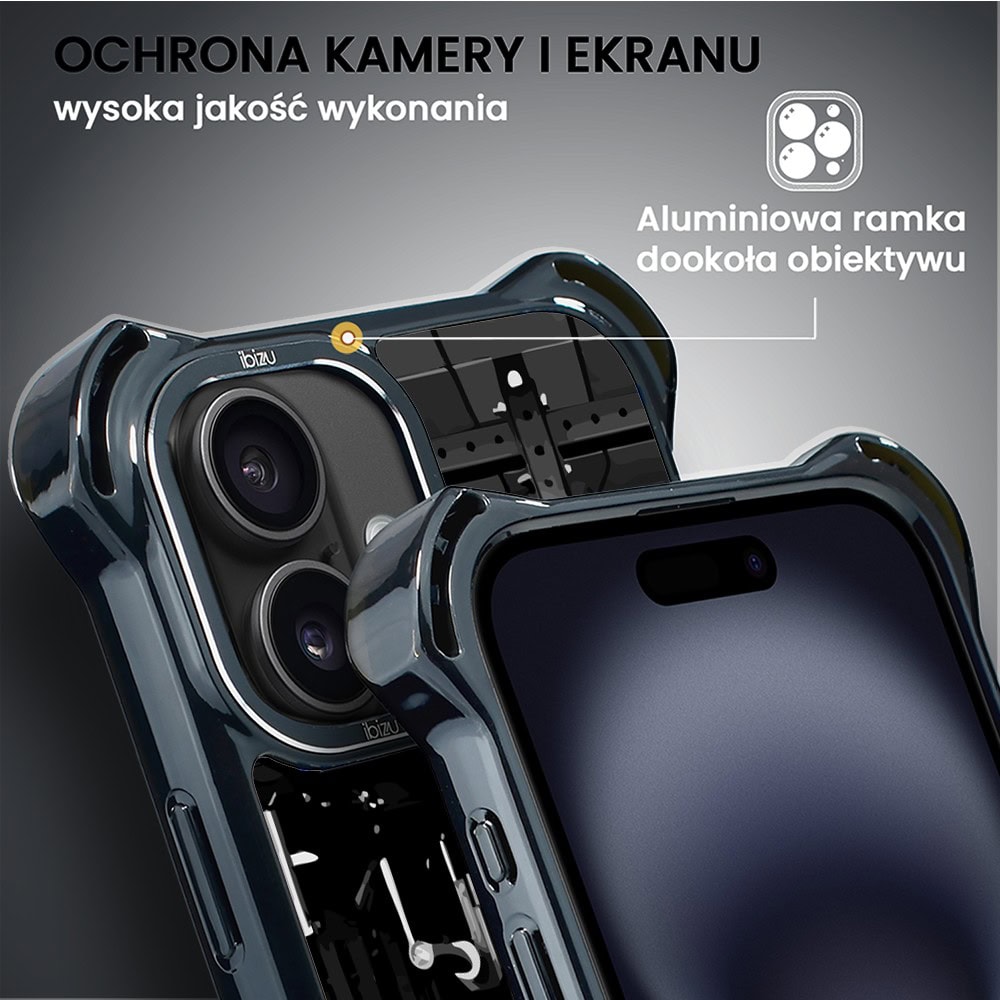 Etui do iPhone 16, Ibizu DropGuard Ultra z MagSafe, Move, Stacja Żelazo (7)