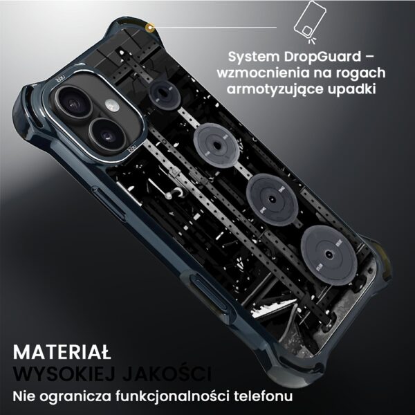 Etui do iPhone 16, Ibizu DropGuard Ultra z MagSafe, Move, Stacja Żelazo (8)