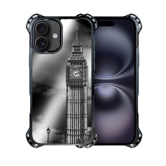 Etui do iPhone 16, Ibizu DropGuard Ultra z MagSafe, Noir City, Big Ben (4)